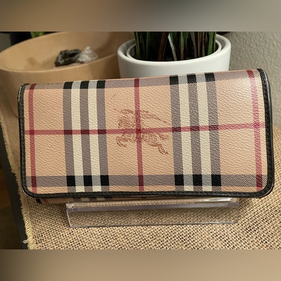 Burberry, Haymarket, check canvas, Long wallet - Picture 8 of 12